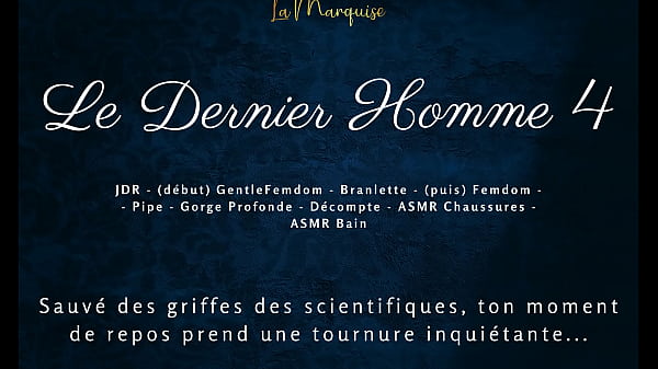 Le Dernier Homme 4 - française audio femdom vidéo par SugarJade — ASMR JOI